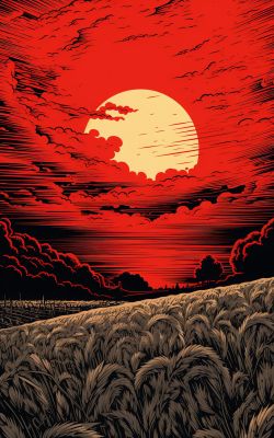 Луна над полем ржи